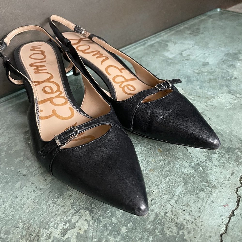 Sam Edelman Leather Slingback Pumps - Denia